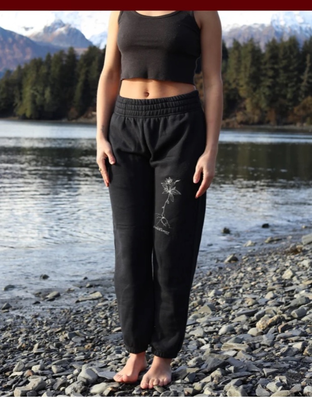 AK Starfish Co Wildflower Joggers, youth 10